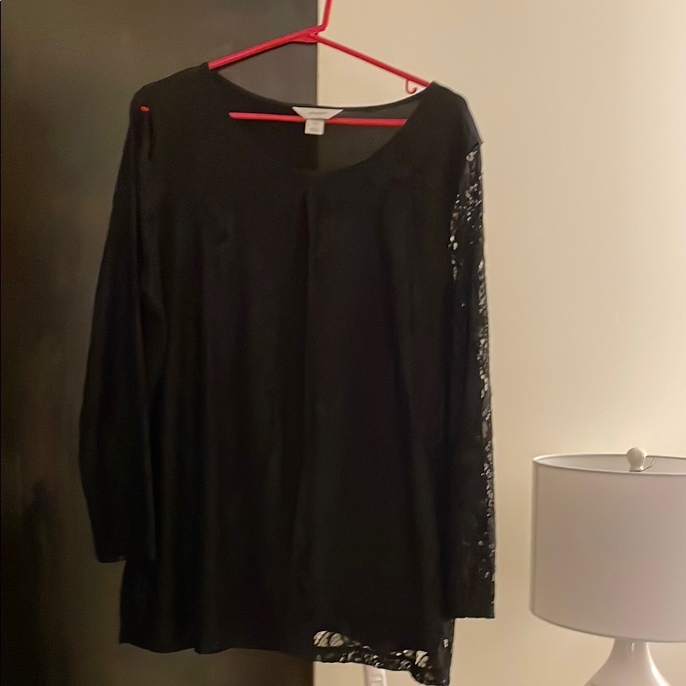 Black Long Sleeve Top